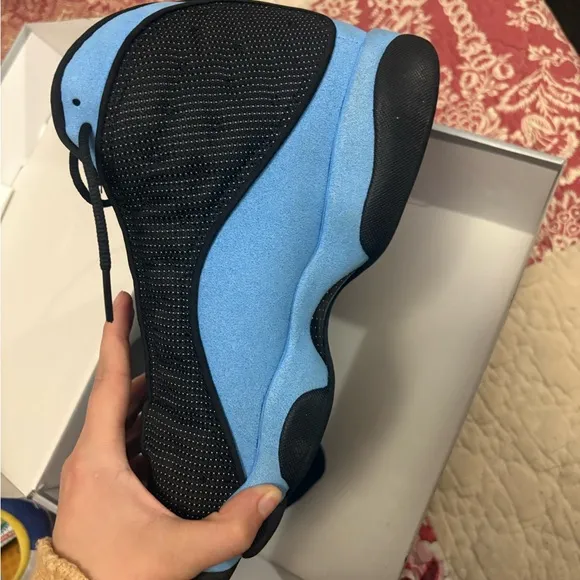 Air Jordan 13 Retro Black and Blue Sneakers