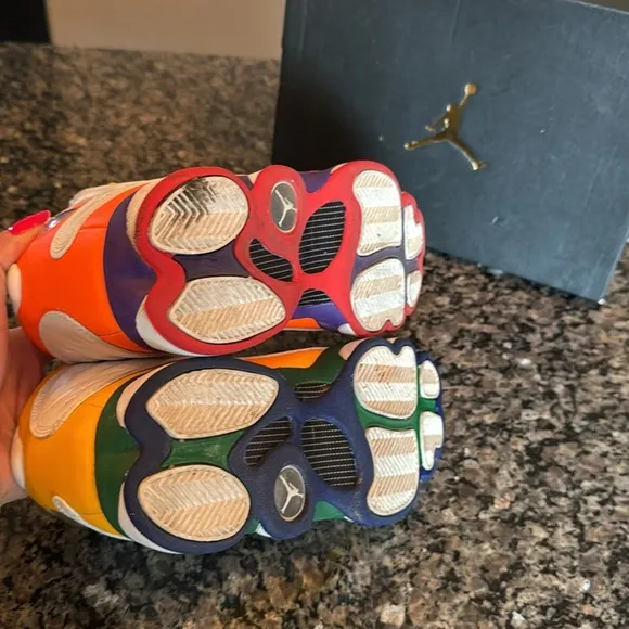 Air Jordan 13 Retro Colorful Sneakers EUC 6Y big kid