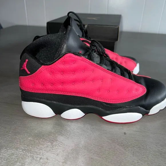 Air Jordan 13 Retro Low Sneakers - Red and Black