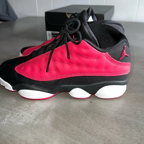 Air Jordan 13 Retro Low Sneakers - Red and Black