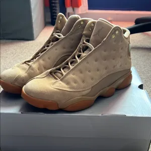 Air Jordan 13 Retro Sneakers in Tan and Brown