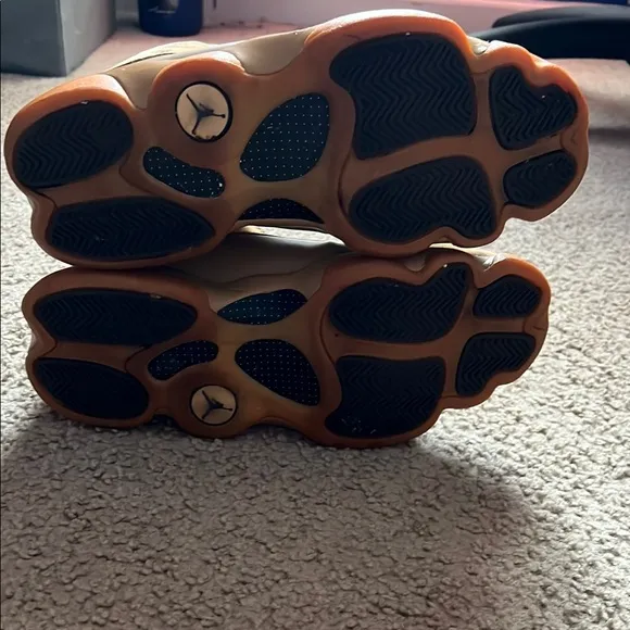 Air Jordan 13 Retro Sneakers in Tan and Brown