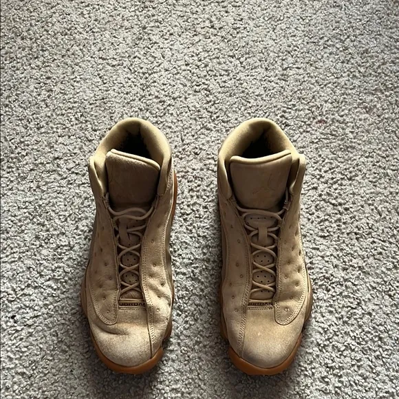 Air Jordan 13 Retro Sneakers in Tan and Brown