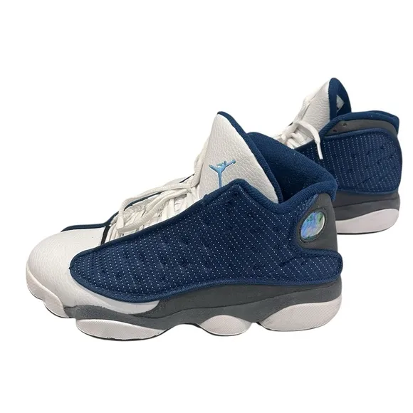 Air Jordan 13 Retro Sneakers Navy and White