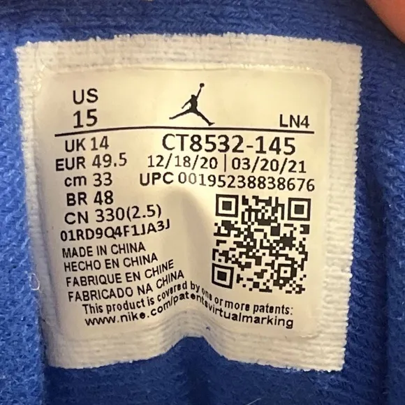 Air Jordan 3 III Retro Racer Blue White
