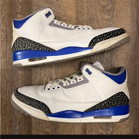 Air Jordan 3 III Retro Racer Blue White