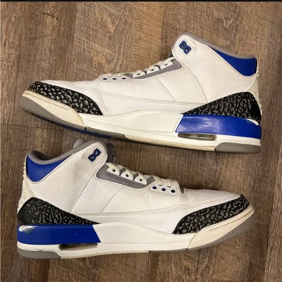 Air Jordan 3 III Retro Racer Blue White
