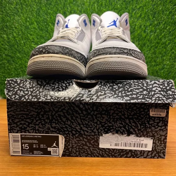 Air Jordan 3 III Retro Racer Blue White