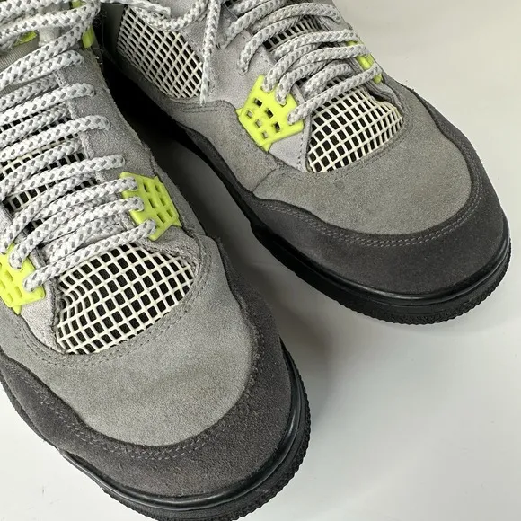 Air Jordan 4 Retro Se Neon 95 Style # CT5342-007 Men's Size 11.5 Sneakers Shoes