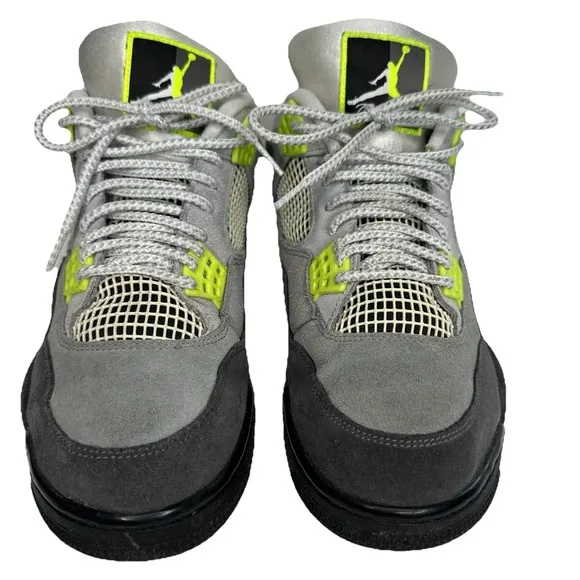 Air Jordan 4 Retro Se Neon 95 Style # CT5342-007 Men's Size 11.5 Sneakers Shoes