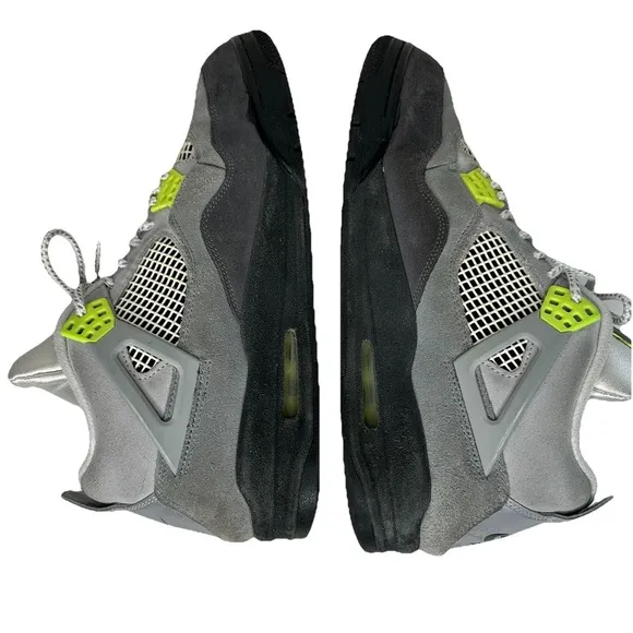 Air Jordan 4 Retro Se Neon 95 Style # CT5342-007 Men's Size 11.5 Sneakers Shoes