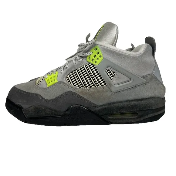 Air Jordan 4 Retro Se Neon 95 Style # CT5342-007 Men's Size 11.5 Sneakers Shoes