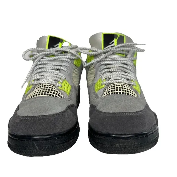 Air Jordan 4 Retro Se Neon 95 Style # CT5342-007 Men's Size 11.5 Sneakers Shoes