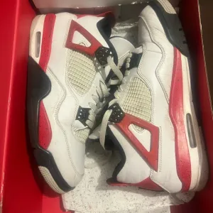 Air Jordan 4 Retro Sneakers Red Cement $175 obo