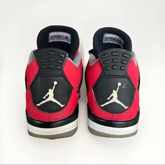 Air Jordan 4 Toro Bravo Retro Size 8 Mens Red Black Sneakers 2013 308497-603