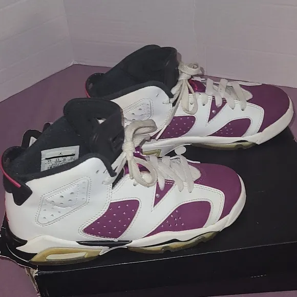 Air Jordan 6 Retro Grape Sz 4y