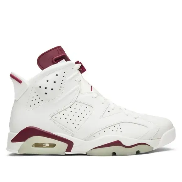 Air Jordan 6 Retro “Maroon 2015” classic sneakers with Original Box