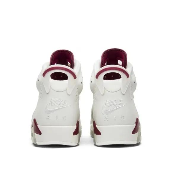 Air Jordan 6 Retro “Maroon 2015” classic sneakers with Original Box
