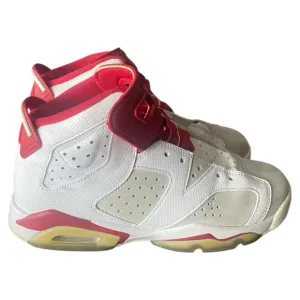 Air Jordan 6 Retro sneakers white, grey and red‎