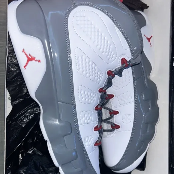 Air Jordan 9 Retro in Cool Gray and White