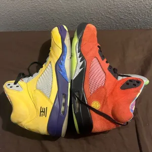 Air Jordan Neon Green Sneakers Air Jordan 5 Retro SE What The
