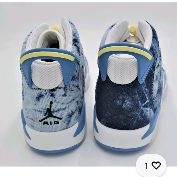 Air Jordan Retro 6 Denim Sneakers