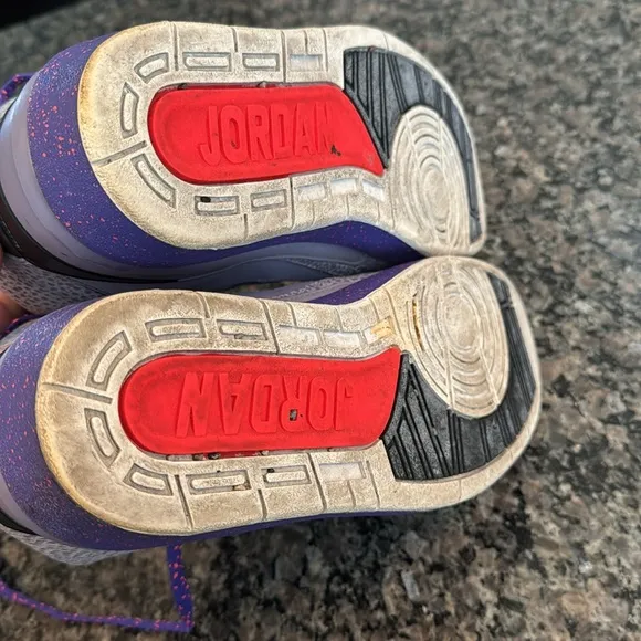 Air Jordan Retro II Purple and Black Sneakers 10.5