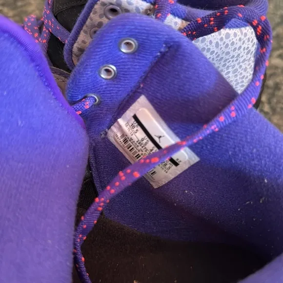 Air Jordan Retro II Purple and Black Sneakers 10.5