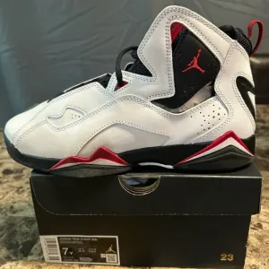 Air Jordan True Flight Sneakers - White and Red