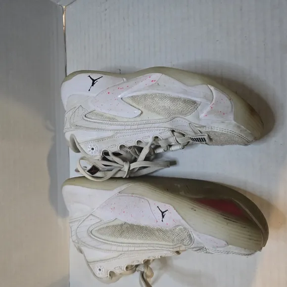 Air Jordan White and Gray Sneakers