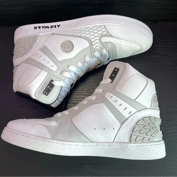 Airwalk Men’s Prototype 600 F Retro High Top Skateboarding Sneakers Sz 11 White