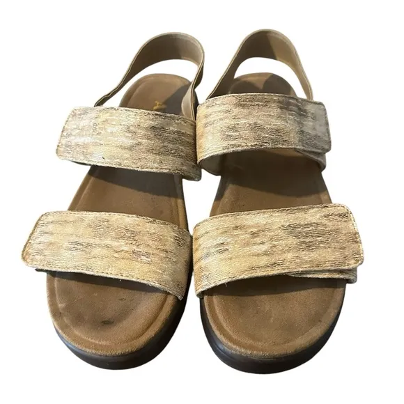 Alegria Leah Sands Slingback Sandals Sz EU40 US 9.5/10 Featherweight Comfort