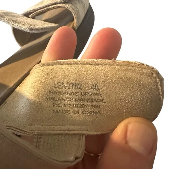 Alegria Leah Sands Slingback Sandals Sz EU40 US 9.5/10 Featherweight Comfort