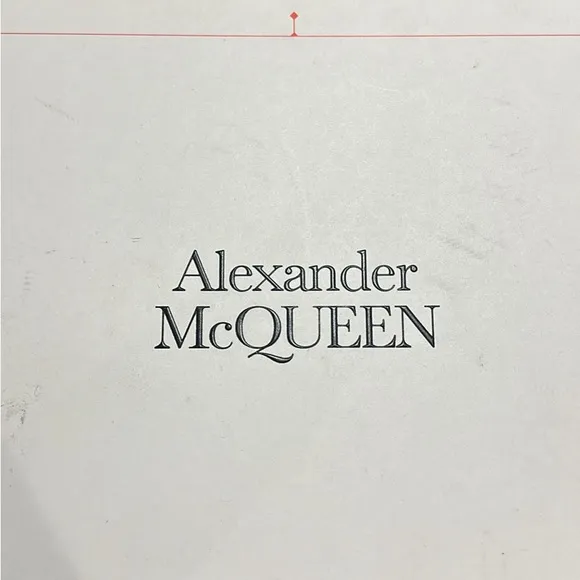 Alexander McQueen White and Black Sneakers