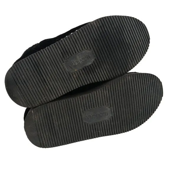 Alexander Wang SZ 8 Yumi Black Shearling Boots Silver Studs