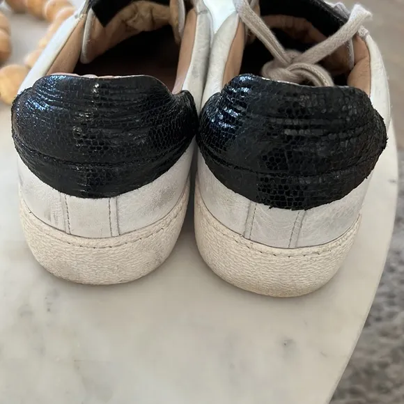 All Saints Sheer Leather Sneakers like new