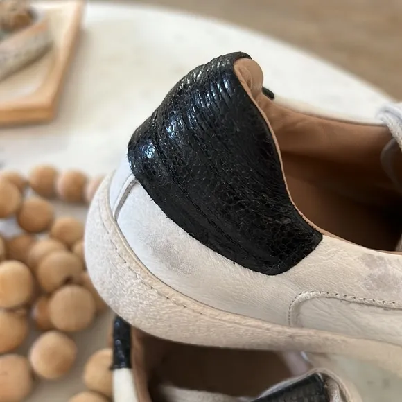 All Saints Sheer Leather Sneakers like new