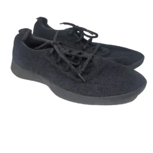 Allbirds Men's Black Lace Up Wool Runners Casual Sneakers Size 11