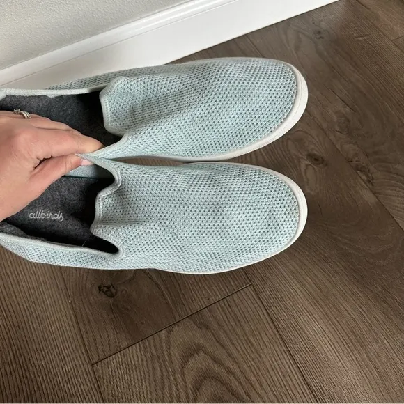 Allbirds Tree Loungers Slip On Shoes Loafers Light Blue Color Size 12 Men’s