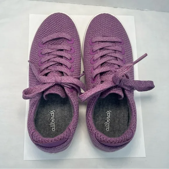 Allbirds Tree Pipers Sneakers Athletic Casual Comfort Purple Women 7