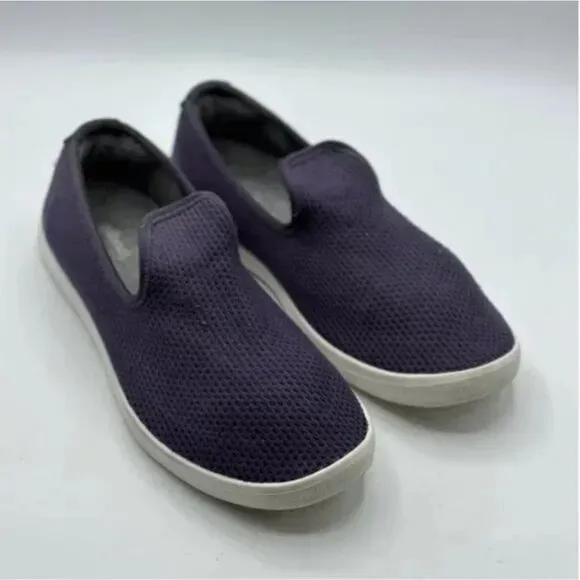 allbird's Women's Tree Loungers Slip On Sneakers/Loafers Wool Purple Size 10