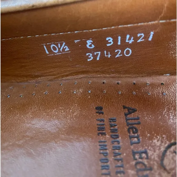 Allen Edmonds Lowry Hill Bourbon Kiltie Tassel Loafers SZ 10 1/2 E
