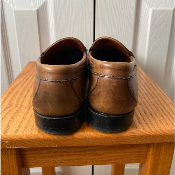 Allen Edmonds Lowry Hill Bourbon Kiltie Tassel Loafers SZ 10 1/2 E