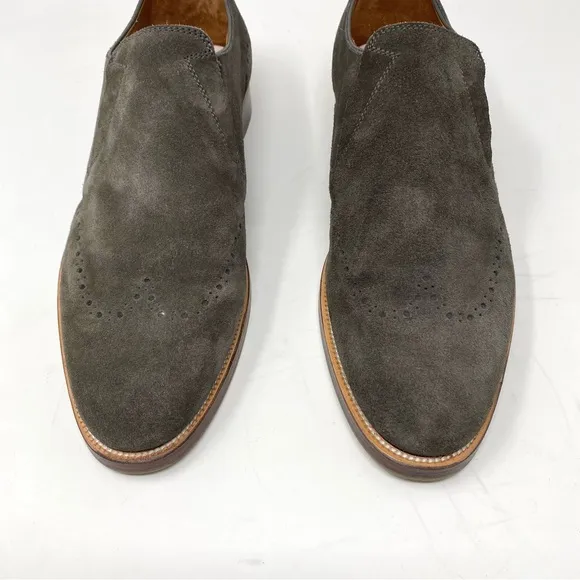 Allen Edmonds Lucca Suede Slip-On Loafers 8