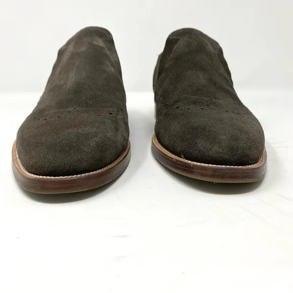 Allen Edmonds Lucca Suede Slip-On Loafers 8