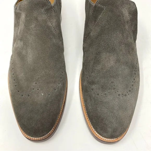 Allen Edmonds Lucca Suede Slip-On Loafers 8