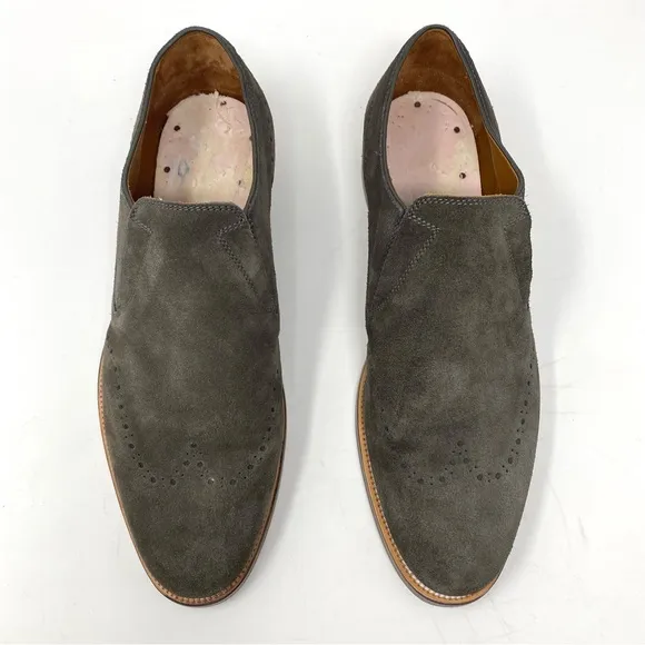 Allen Edmonds Lucca Suede Slip-On Loafers 8