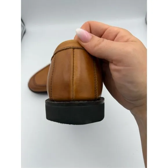 Allen Edmonds Mens Brown SFO Leather Slip On Dress Penny Loafers Shoes Size 8D