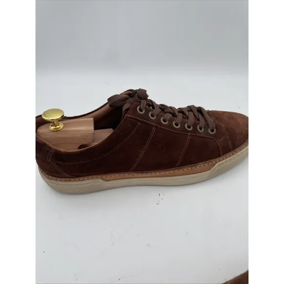 Allen Edmonds Porter City Men's Brown Suede Casual Derby Sneakers 10 D
