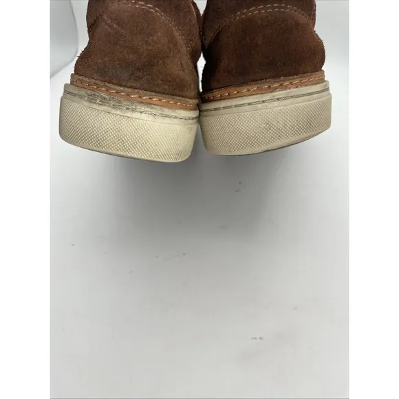 Allen Edmonds Porter City Men's Brown Suede Casual Derby Sneakers 10 D